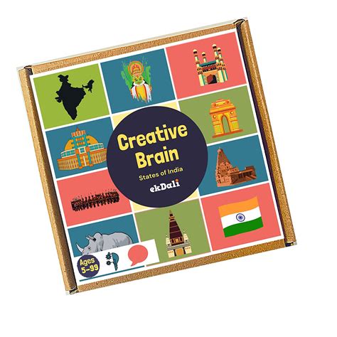 Buy EKDALI Creative Brain India States and Capitals Flash Cards for ...