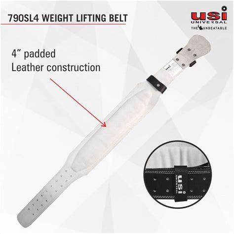 USI Weight Lifting Belt (790SL4) – Romjee Sports Llp
