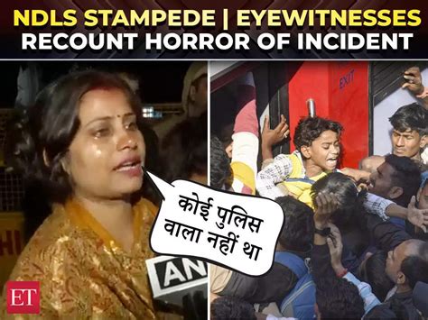 NDLS Stampede | Eyewitnesses recount horror of incident, 'no police ...