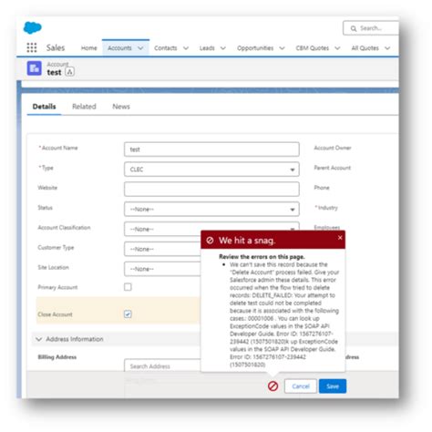 In Salesforce How to Create a Error Message 的图像结果