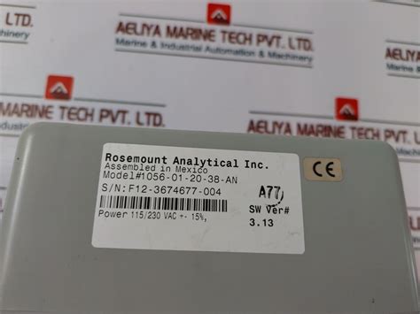 Rosemount Emerson 1056-01-20-38-an Dual-input Intelligent Analyzer 1056 ...
