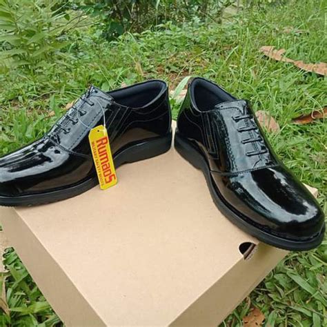 Jual sepatu pantofel/PDH formal TNI POLRI SECURITY SATPAM kulit asli ...