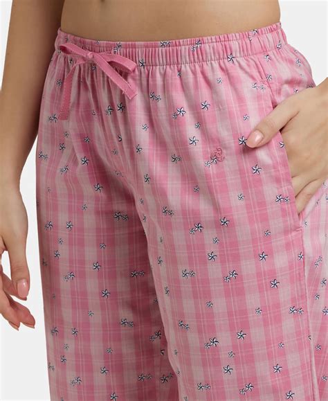 Buy Super Combed Cotton Woven Fabric Relaxed Fit Striped Pyjama with ...