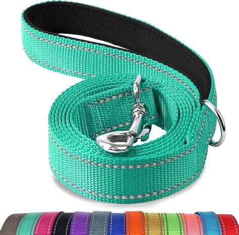 Joytale Double-Sided Reflective Dog Leash, 6 FT/5FT/4 FT, Padded Handle ...