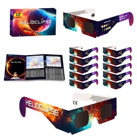 Snapklik.com : Helioclipse Solar Eclipse Glasses AAS Approved 2024