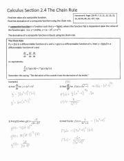 Image result for Calculus Chain Rule Examples