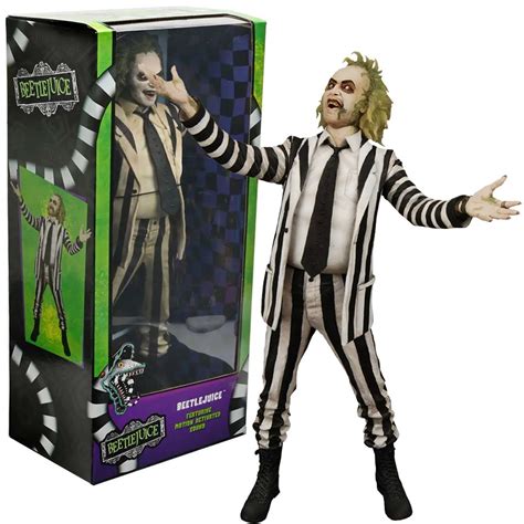 NECA Beetlejuice 1/4 Scale Action Figure – Striped Suit Edition ...