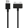 Amkette 30 Pin to USB Charging & Data Sync Cable for iPhone 3G/3GS/4/4s ...