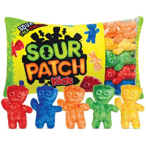Sour Patch Kids Candy Plush | Sour patch kids, Candy pillows, Patch kids