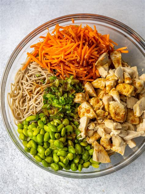 Sesame Soba Noodles and Chicken - Mad About Food