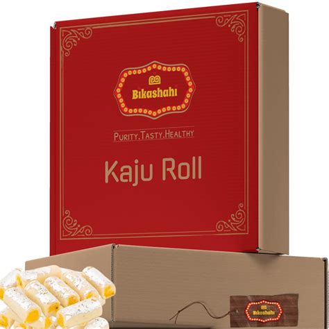 Bika-shahi luxuriant kaju roll -made with kunja mishri -preservatives ...