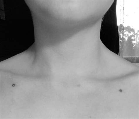 Collar Bone Dermal Piercing