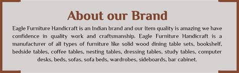 Eagle Furniture Wooden End Table for Living Room | Sofa Side Table for ...