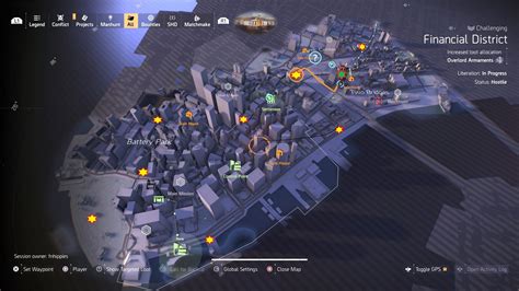 Division 2 Warlords of New York Named Roaming NPC Map