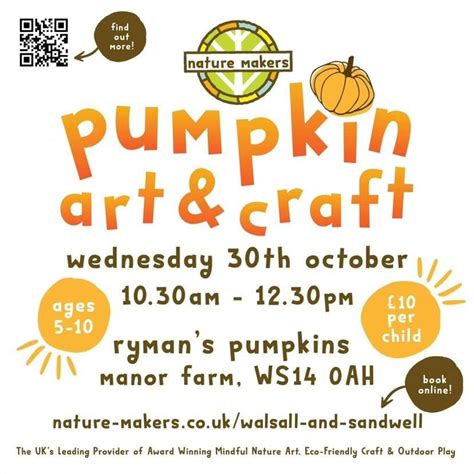 Pumpkin Art & Craft at Rymans Pumpkins , Manor Farm, Wall Lane, Wall ...