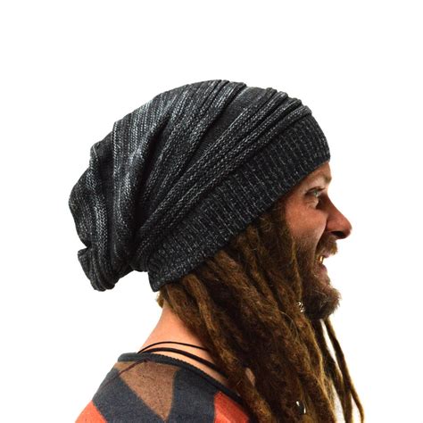 Dreadlock Beanie Hat - Soft, Warm & Stylish for Dreads or Loose Hair