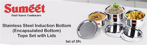 Buy Sumeet Big & Large Size S.S. Mirror Induction Stainless Steel ...