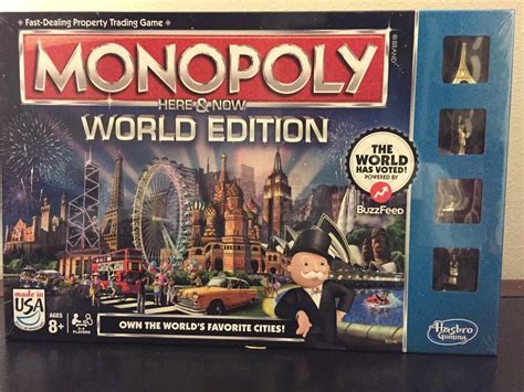 Monopoly Here And Now World Edition - by Hasbro - BRAND NEW | #1798788720