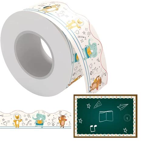 66 Feet Bulletin Board Borders Wall Decorations Straight Board Borders ...