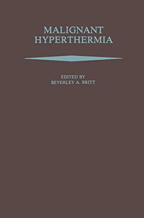 Buy Malignant Hyperthermia Book Online at Low Prices in India ...