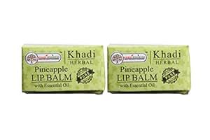 Buy KHADI RISHIKESH Herbal Pineapple Lip Balm Combo Set Pack Of - 8g x ...