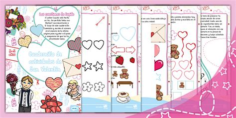 Cuadernillo: Actividades de San Valentín - Educación Infantil