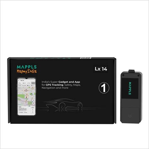 Mappls MapmyIndia GPS Vehicle Tracker Lx14 | Premium Deep-Installed | 1 ...