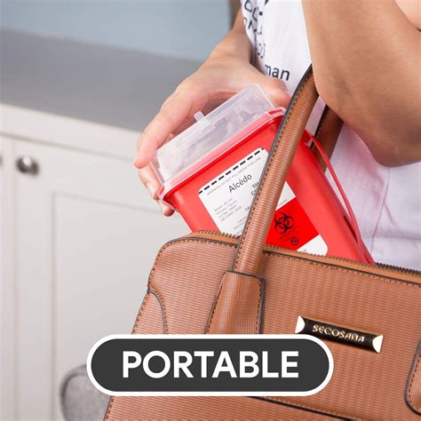 Alcedo 1 Quart Sharps Container | Biohazard Needle India | Ubuy