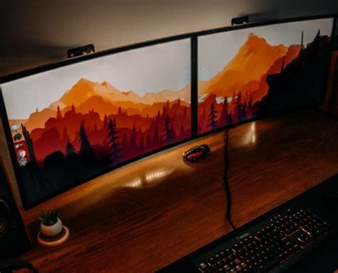 Image result for Dual 2.7 Monitor Setup