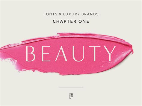 What Fonts Do Luxury Beauty Brands Use? | Monotype