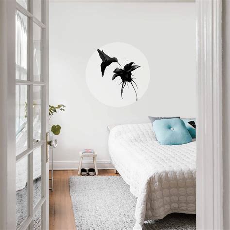 Wall sticker Round Ireland - Hummingbird | wall-art.com