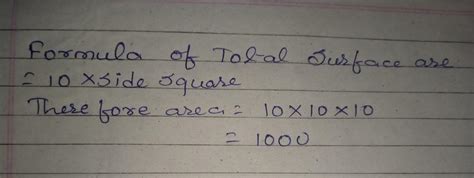 find the value of cube with edge is 10 cm - Brainly.in