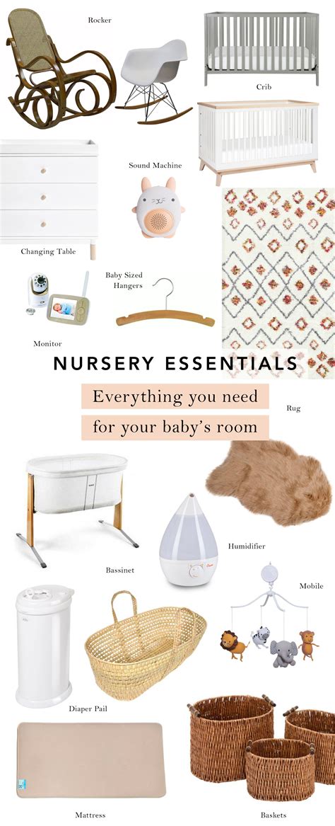 A Complete List Of Everything you Need For A Baby Nursery - The Mama ...