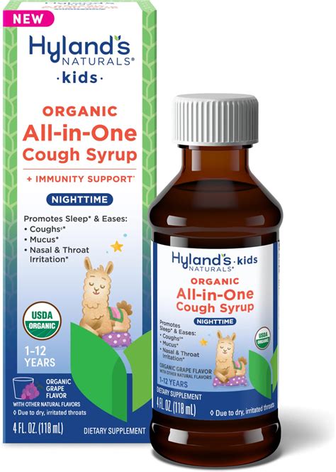 Amazon.com: Hyland's Kids Organic All in One Cough Syrup Daytime ...