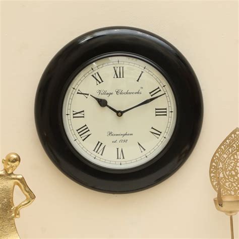 Buy VEDAS Mystical India Wooden Wall Clock - 30.5cm from Vedas at just ...