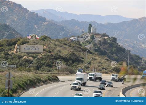 118 Ronald Reagan Freeway in Simi Valley, California from the Rocky ...