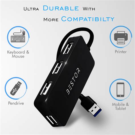 4 Port USB Hub – Bestor