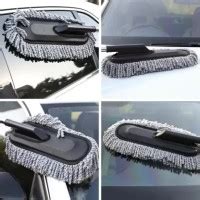 TRENDBIT Car Cleaning Brush Microfiber Fixable Duster with Expandable ...