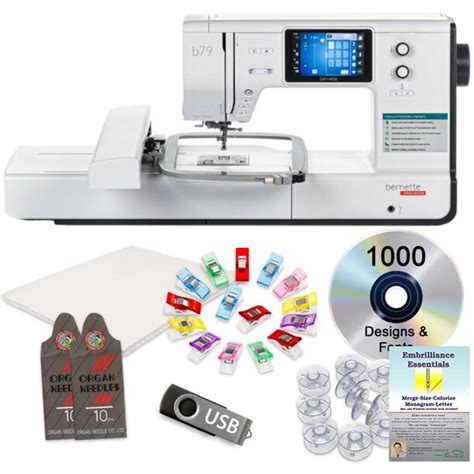 Bernette b79 Sewing and Embroidery Machine 10x6 With $199 Bonus Bundle ...