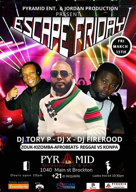 Scape Friday Continues, Pyramid Bar Restaurant & Function Hall ...