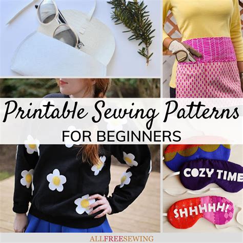 Free Printable Sewing Patterns For Beginners at Scott Paramore blog