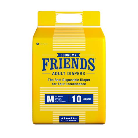 Adult Diapers in Medium Size for Men and Women | Friends Adult Diapers