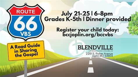 Route 66 VBS with BCC, 2201 S Picher Ave, Joplin, MO, United States ...