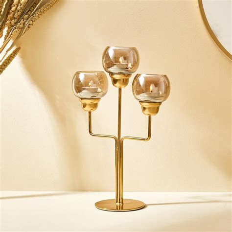 Buy Selena Accord Glass Multi T-Light Holder from Home Centre at just ...