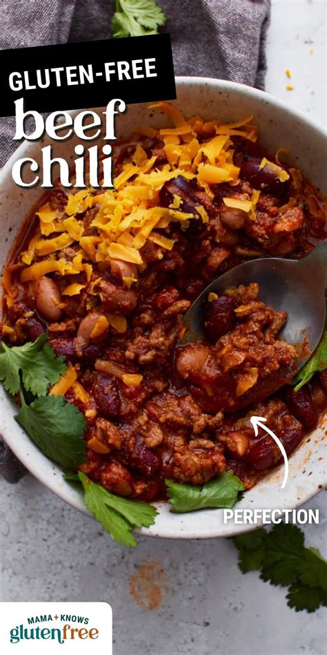 Gluten-Free Chili - Mama Knows Gluten Free