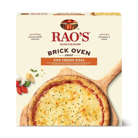 Amazon.com: Rao's Made for Home Frozen Pizza - Five Cheese, Brick Oven ...