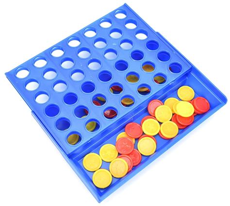 Buy Microice 4 in A Row Game, Portable Board Games Line Up 4 Game for ...