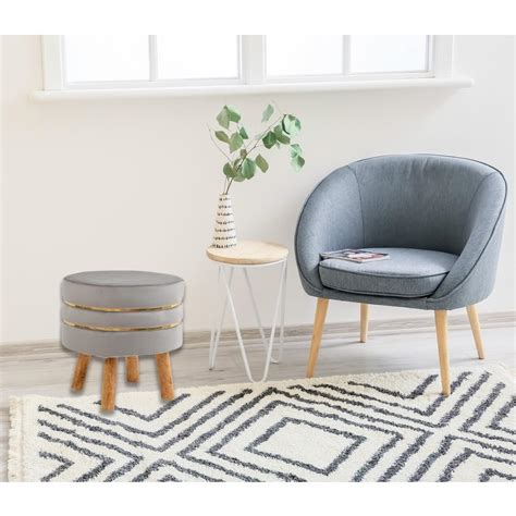 MagicGhar Sitting Pouffe Ottoman Stool for Living Room Stools Puffy ...