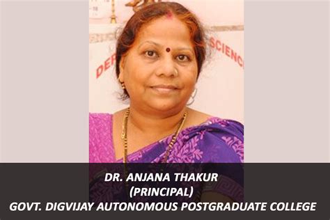 Principals Desk - Govt. Digvijay Autonomous College | Rajnandgaon (C.G.)