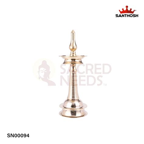 Brass AKP Vilakku – 20.5 Inch Heritage Design Lamp | Artisan-Crafted B ...
